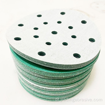 tarcza szlifierska papier ścierny 150 mm z zieloną folią